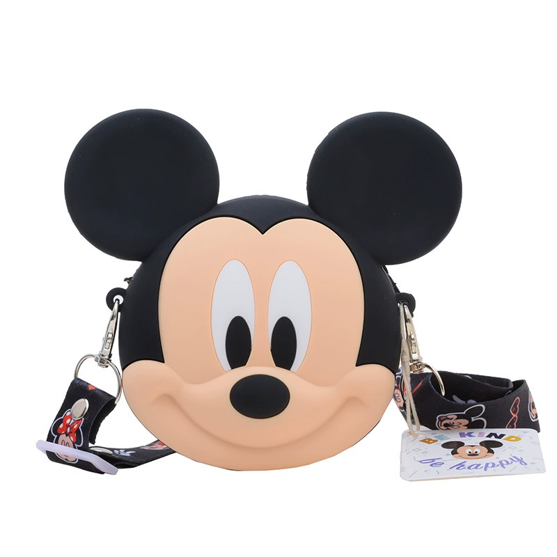 Children's shoulder bag, one-shoulder bag, cartoon wallet, card holder, silicone lipstick, purse, wholesale
