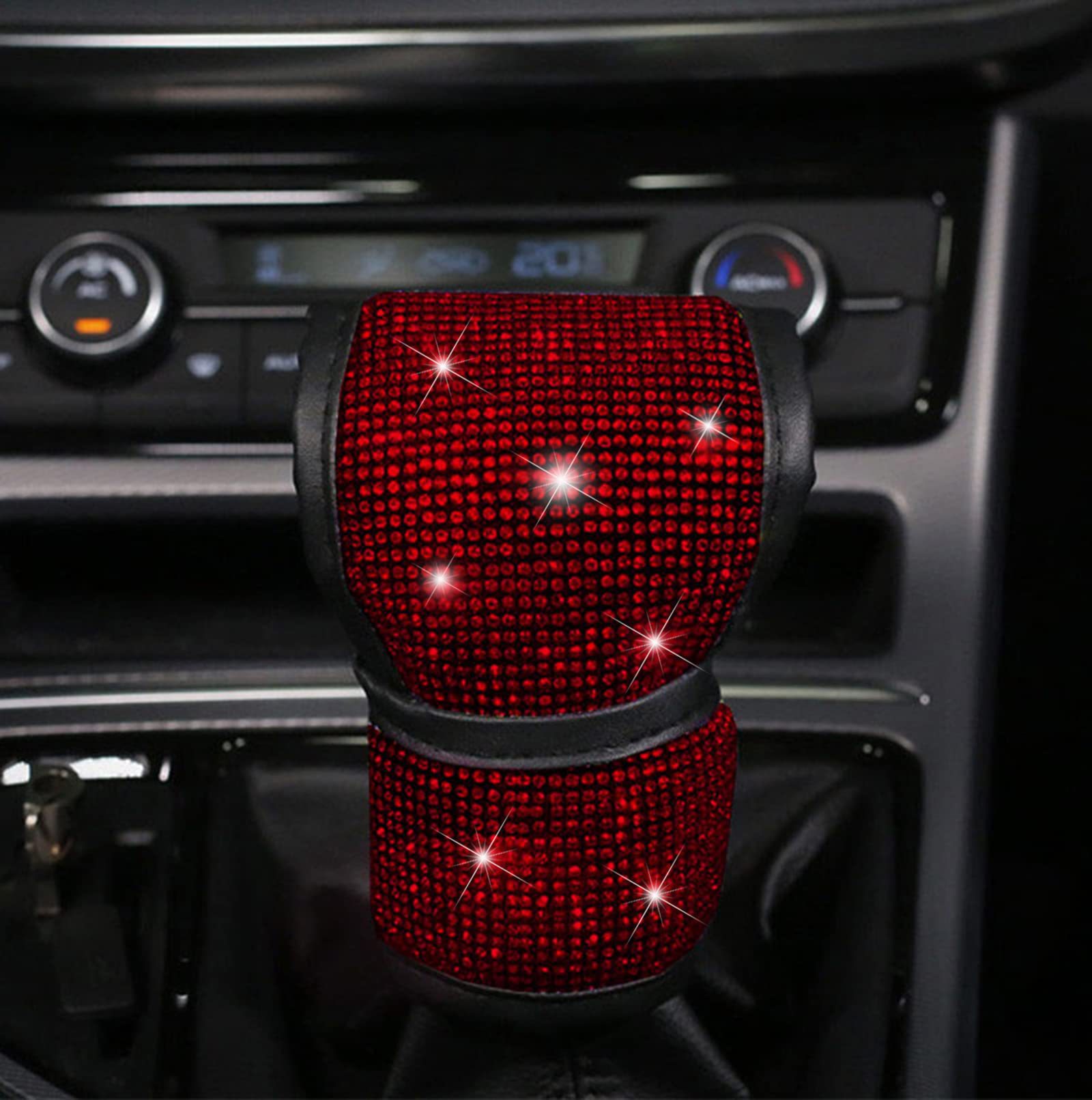 Car Steering Wheel Cover Diamond New Four-Season Universal Seat Belt Cover Multi-Piece Coaster Steering Wheel Protective Cover