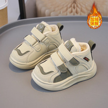 男童棉鞋大棉宝宝鞋子1到6岁冬季新款儿童雪地靴保暖加绒男孩童鞋