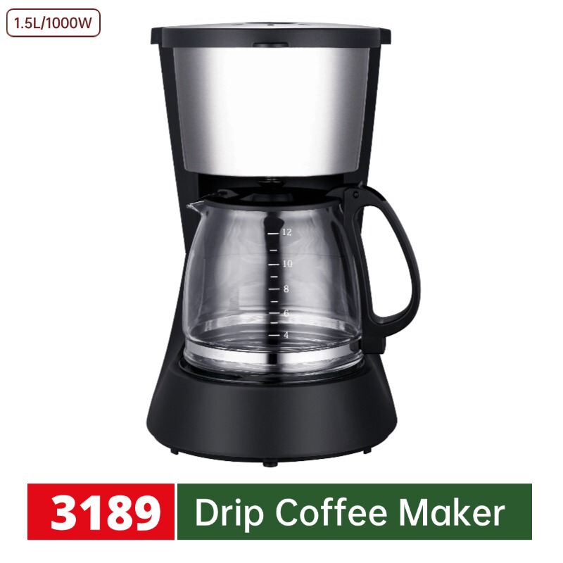 Cross-Border Drip Coffee Machine, Household Automatic All-In-One Machine, Small Coffee Machine, European Standard, Office Bedroom, Moka Pot