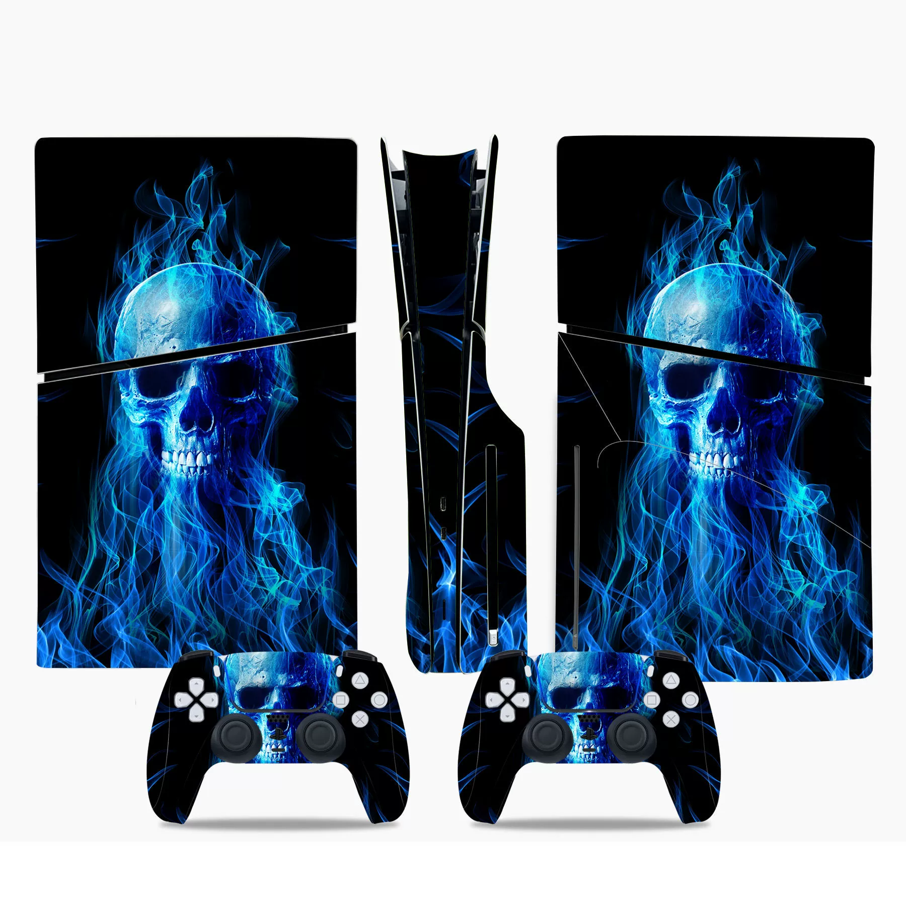 Наклейка на консоль (PS5 Slim), матовая защитная наклейка, индивидуальный рисунок, ультратонкая 0.001 мм