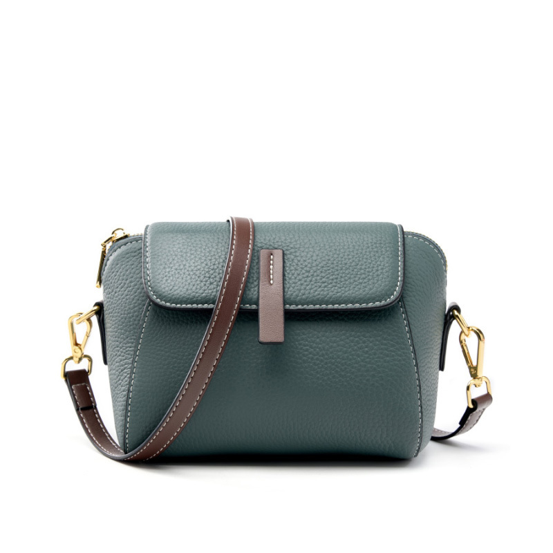 Best-Selling Women's Small Designer Genuine Leather Shoulder Bag - Versatile White Spring/Summer Niche Crossbody Bag - Thumbnail 8
