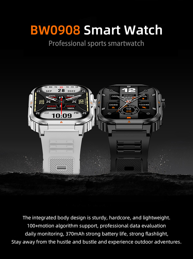 Montre connectée avec appels bluetooth écran hd et cardiofréquencemètre_voghion.com