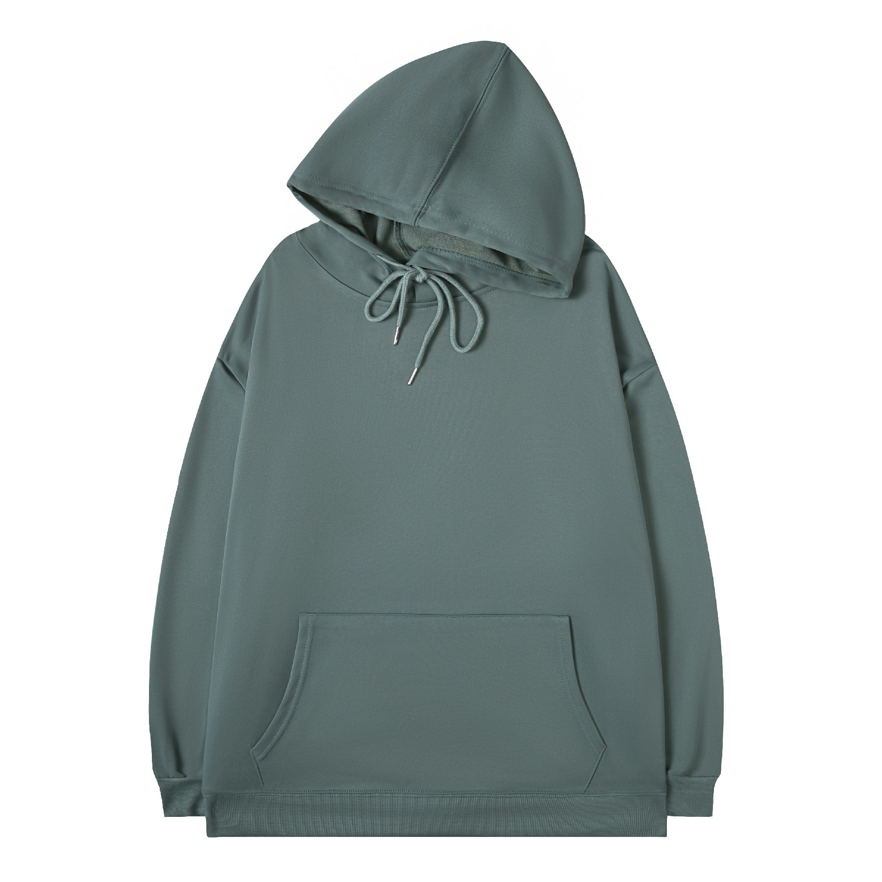 Sudadera con logotipo personalizado, sudadera con capucha y hombros caídos con texto impreso, chaqueta de manga larga para otoño e invierno, ropa de trabajo hecha a medida, camisa publicitaria bordada.