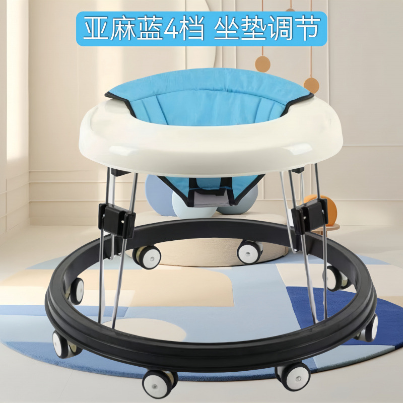 차분한 블루 [조절 가능한 통기성 시트 쿠션] - 4단계 [쿠션 조절] 최대 본체 높이 38cm