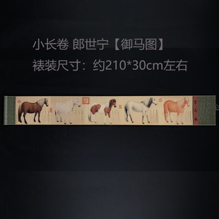 Antique old traditional Chinese painting hanging painting antique living room scroll micro spray long scroll avengying Qingming river painting decorative painting