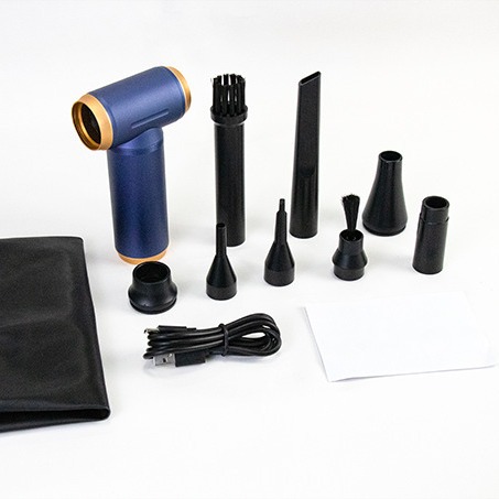 Mini small handheld fan keyboard dust blower car vacuum cleaner wireless high power brushless violent fan