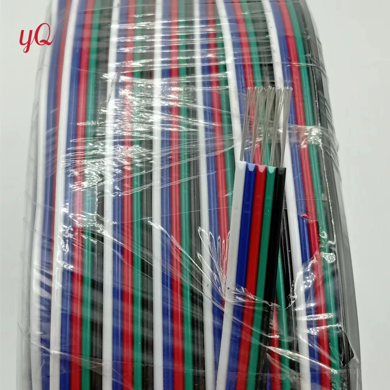 Линия подключения световой полосы RGBW 22AWG5PIN цветная электронная линия Белый Зеленый Красный Синий Черный 5 цветная линия