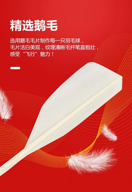 Original Xiaomi Youpin Dooot D03 12 PCS Plume de canard Balle  d'entraînement Badminton