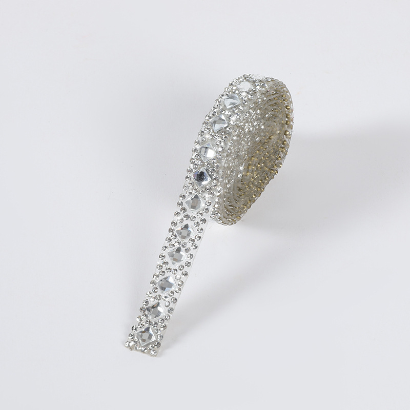 흰색 6X6 유리 1.2cm 와이드 [1야드]