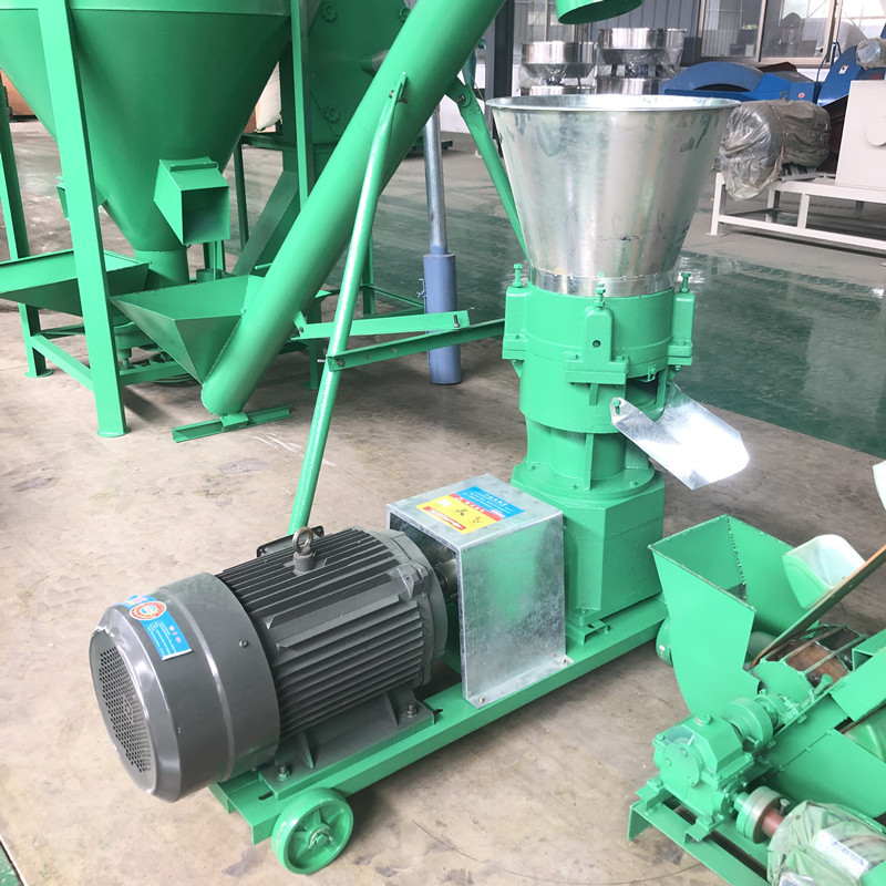 花生壳饲料颗粒机 饲料杂粮造粒机 家禽饲料制粒机饲料颗粒机机组