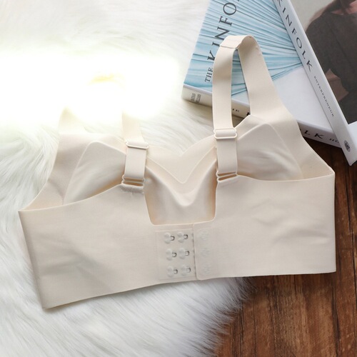 Original Japanese lift-up seamless underwear for women with small breasts, no rims, soft support, side breasts, anti-sagging bra