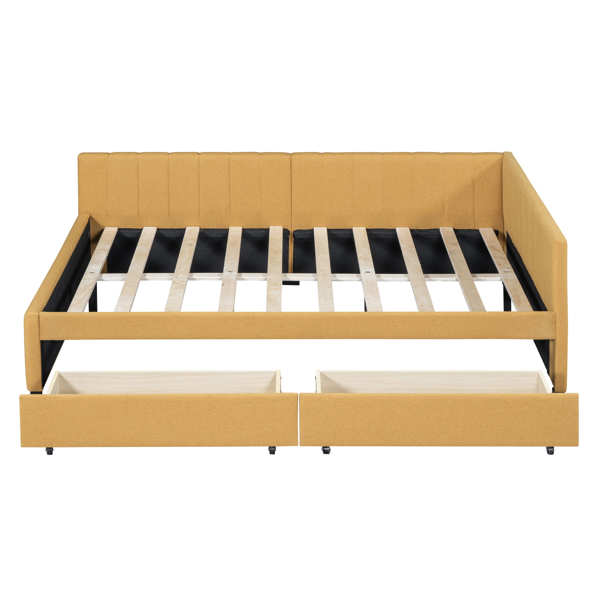 Cama de tela moderna y simple nórdica de lujo ligero pequeño paquete blando red dormitorio principal colchón de espuma de memoria cama doble image 2