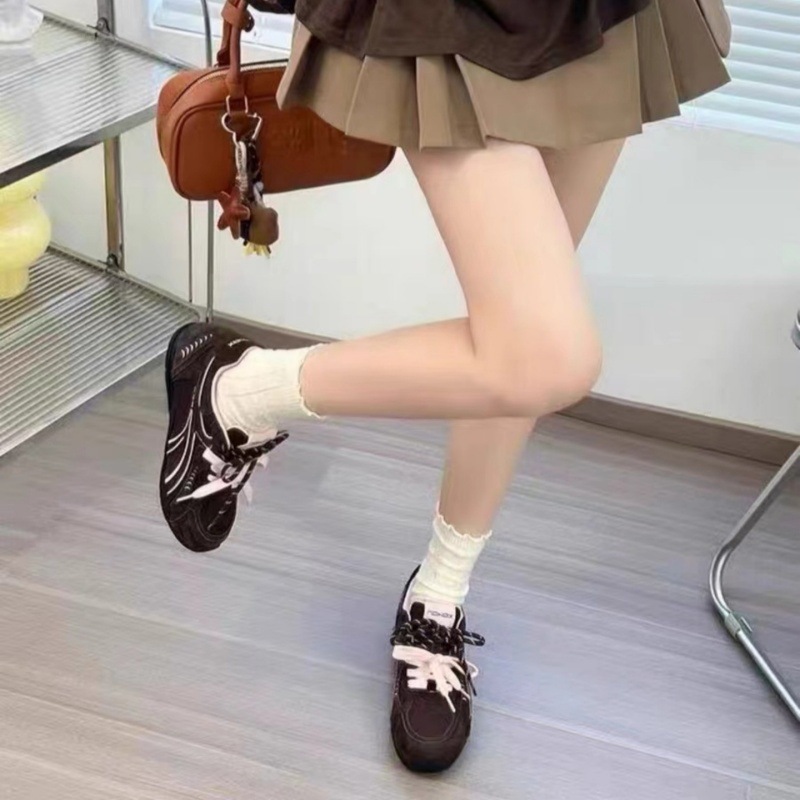 自留版 内增高5cm秋季美拉德德训鞋女2025新款时尚厚底百搭慢跑鞋|undefined