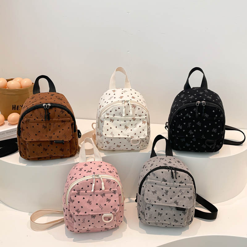Corduroy Mini Backpack 2025 New Model Large Capacity Student Fashion Simple Personalized Travel Small Backpack Wholesale Corduroy Mini Backpack 2025 New Model Large Capacity Student Fashion Simple Personalized Travel Small Backpack Wholesale