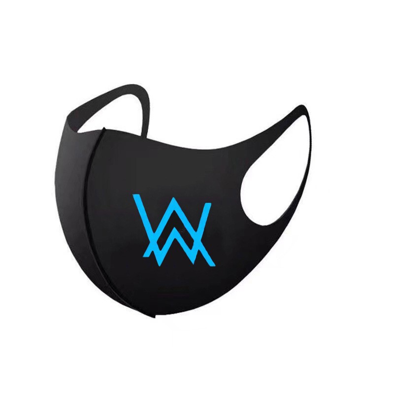 New Jiahao Mask Fashionable Stylish Autumn Dustproof Coldproof Breathable Men and Women Face Slimming Washable Allen Walker Luminous