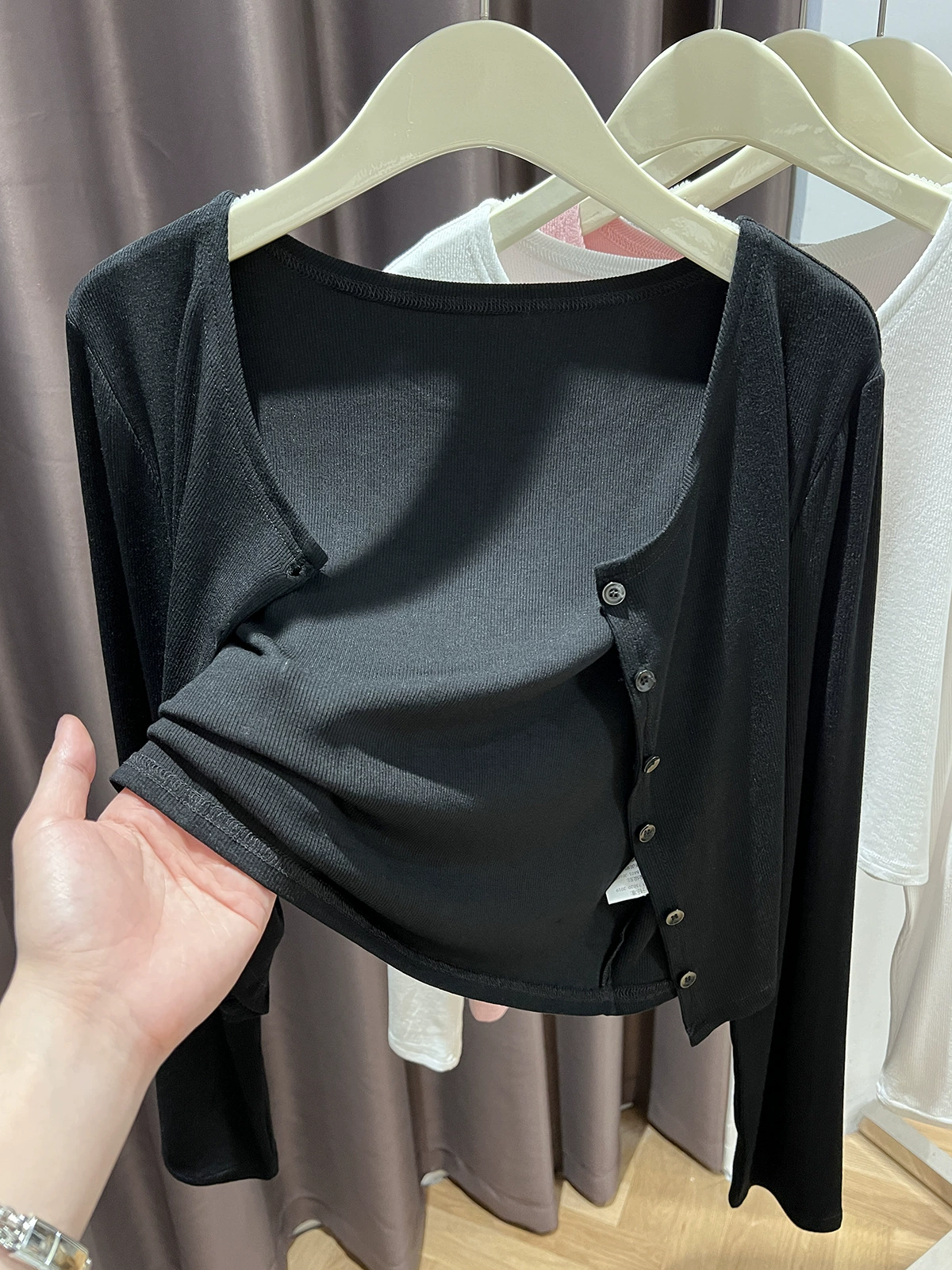 Вязаный тонкий кардиган, slips dress, куртка летняя осенняя, стиль высокого качества