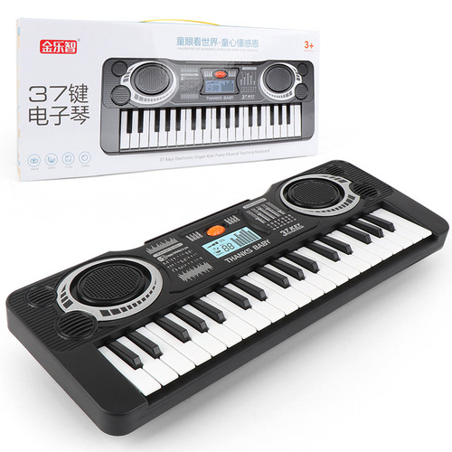 Cross-border Amazon toy internet celebrity 37-key electronic keyboard music piano toy gift boy toy street stall