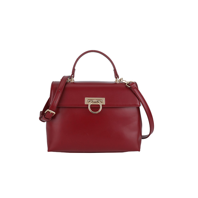 Alta sensación portátil Kelly bolso pequeño para mujeres 2025 nuevo estilo de moda universal bloqueo de viaje de hombro bolsa inclinada