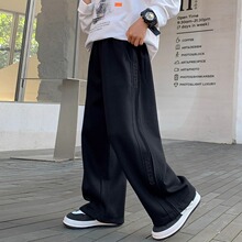 男童秋装裤子春秋款直筒长裤2026新款儿童运动裤大童男孩秋季卫裤