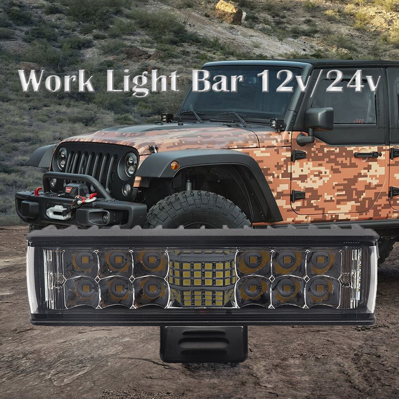 Factory wholesale car led work light spotlight led light 60w electric car light modified truck roof spotlight