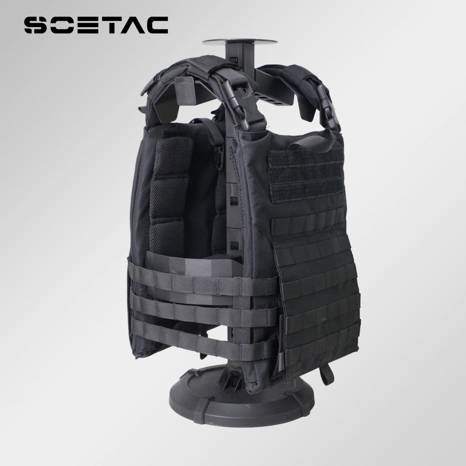 Chaleco táctico de desmontaje rápido de todo el cuerpo MOLLE diseño de montaje trasero transpirable al aire libre CS ejercicio de combate real chaleco de protección