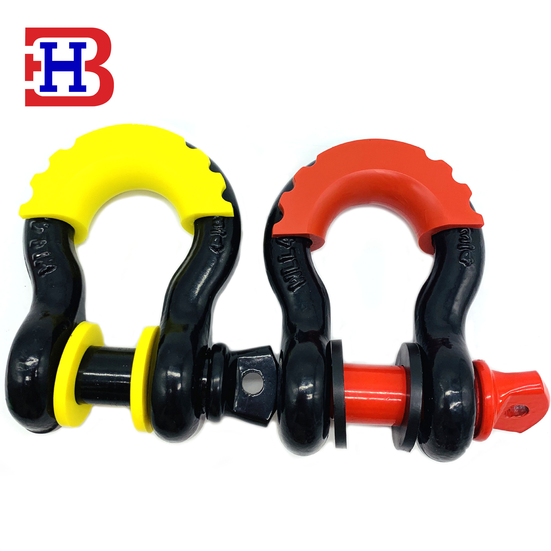 碳钢4.75T越野车拖车卸扣 3/4英寸U型钩配件