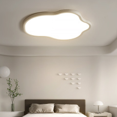 Main bedroom ceiling light ultra-thin minimalist Prui full-spectrum eye-care lamp romantic girl children's room cloud-shaped light