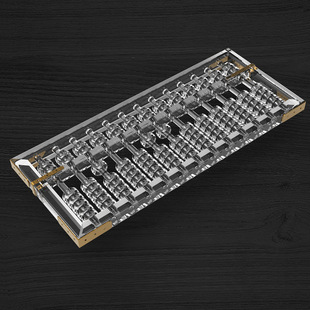 Acrylic Abacus 13-Speed 7-Bead Abacus Student Abacus Transparent Abacus Desk Study Decoration Factory Wholesale