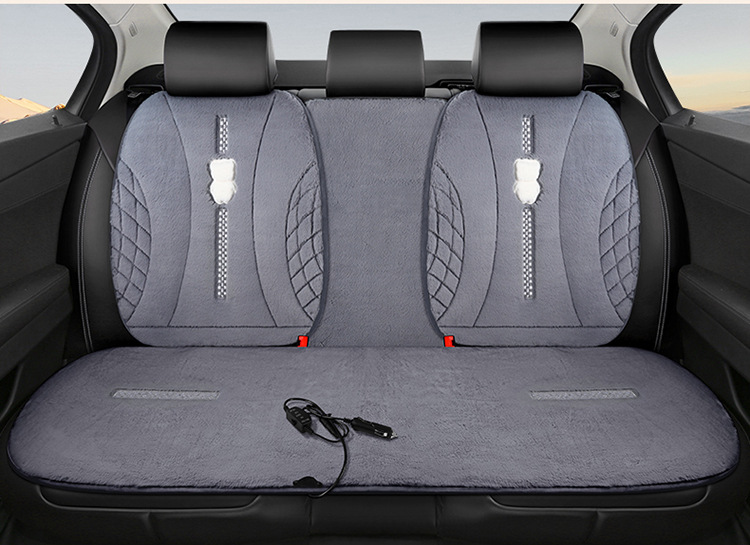 [Pinduoduo Hot Selling] Car Heated Seat Cushion Winter Stuffed Car Cushion Cute Cartoon Thickened Heating Cushion