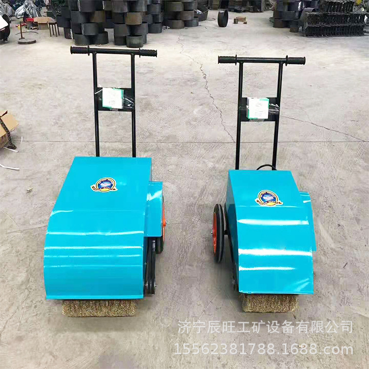 手推式除锈机钢管彩钢瓦抛光清灰除锈打磨机400型电动除锈机