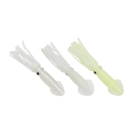 Lure High Soft Baits 10cm Bioluminescent Octopus Imitation for Sea Fishing, Cross-Border Casting Fishing Gear Squid Artificial Lure