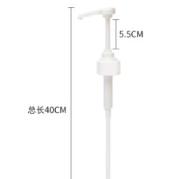 Cabezal cuantitativo de 10cc Cabezal de bomba de pulpa de jarabe Cabezal de jugo Cabezal de pulpa de jarabe de fruta Cabezal de presión blanco 1883 Bomba de cabezal de compresión