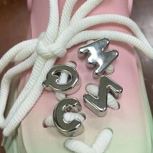 26 English letter accessories diy shoe decoration letter shoe buckle small jewelry letter accessories diy factory direct letter