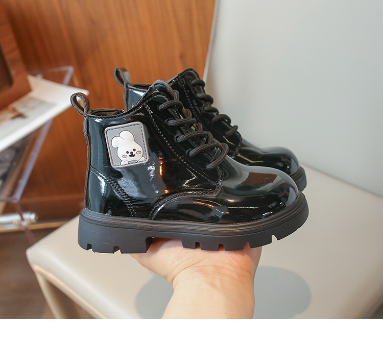 Kinder 2024 Trendy Fashion Mädchen Vielseitige Martin Jungen Frühling und Herbst Britischen Stil Kurze Stiefel_voghion.com