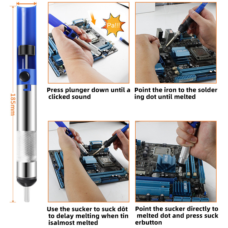 Traje de hierro de soldadura eléctrica transfronteriza combinación de kit de herramientas industriales domésticas estándar europeo pluma calefacción interna soldador eléctrico para estudiantes