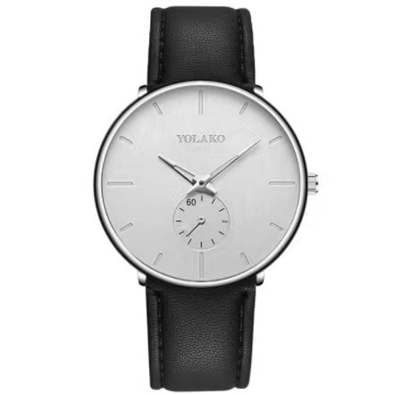 Transfronterizo nuevo reloj de cuarzo de malla de cuarzo para hombres ultrafinos populares reloj Delgado simple reloj de moda para hombres populares