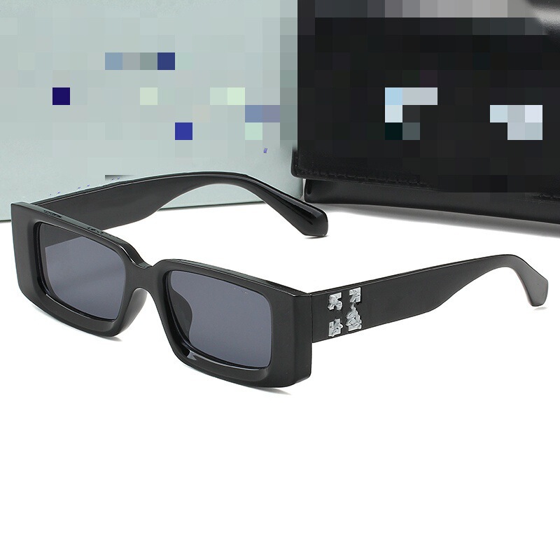 European and American X-Print Sunglasses Small Frame 6055 New Style Trendy Sunglasses Internet Celebrity Style Personalized Uv Protection Sunglasses