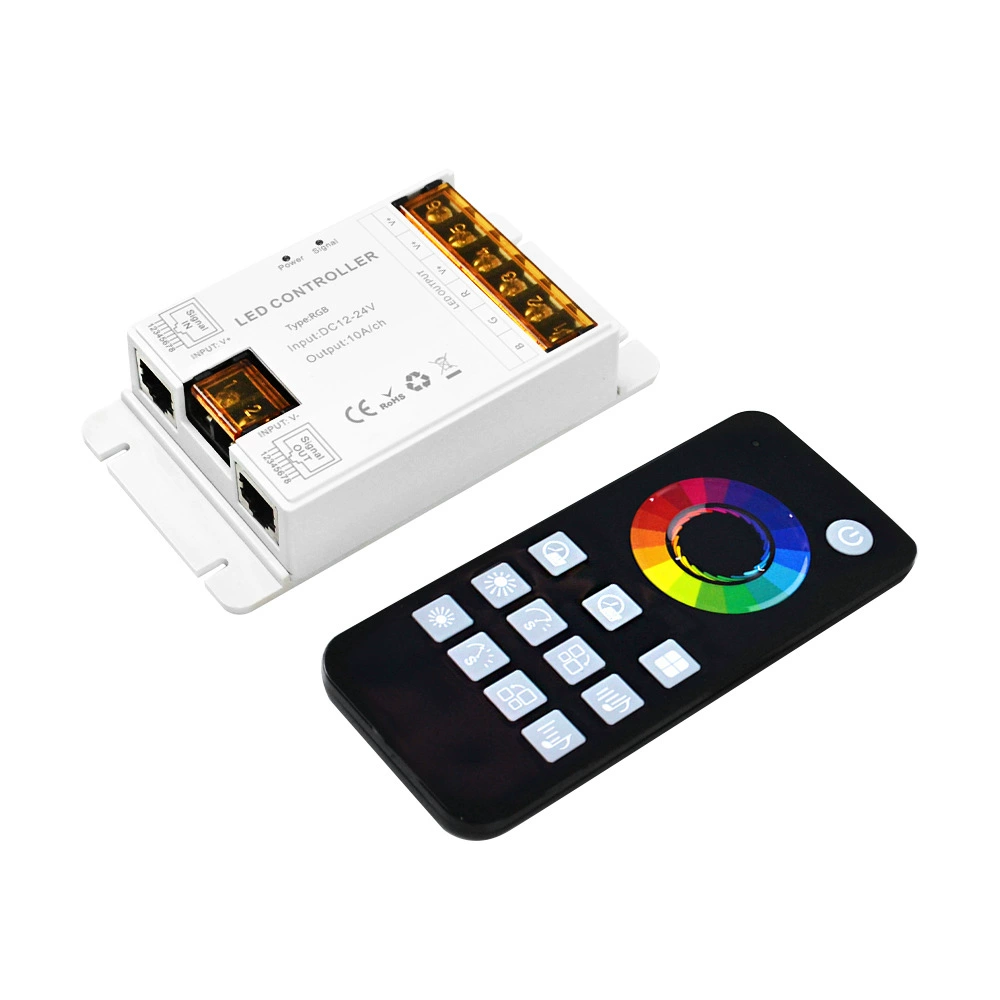 Private model new synchronous music controller timing half touch the remote control RF radio frequency RGB lamp color temperature temperature light device