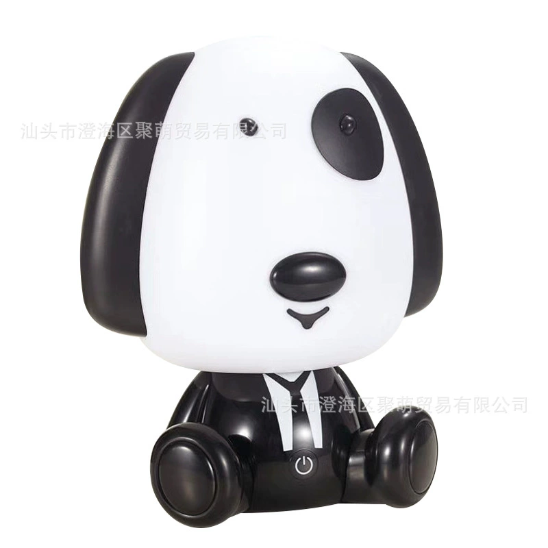 Мультяшный сенсорный ночник, LED учебная лампа, настольная лампа для кровати