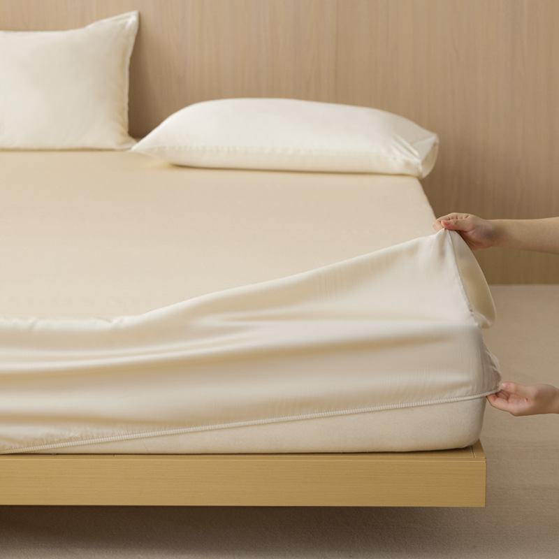 Colcha de cama Tensi de una sola pieza, funda de cama de verano 60S, funda protectora de colchón fresco, cama doble individual, todo incluido, juego de cama sucia