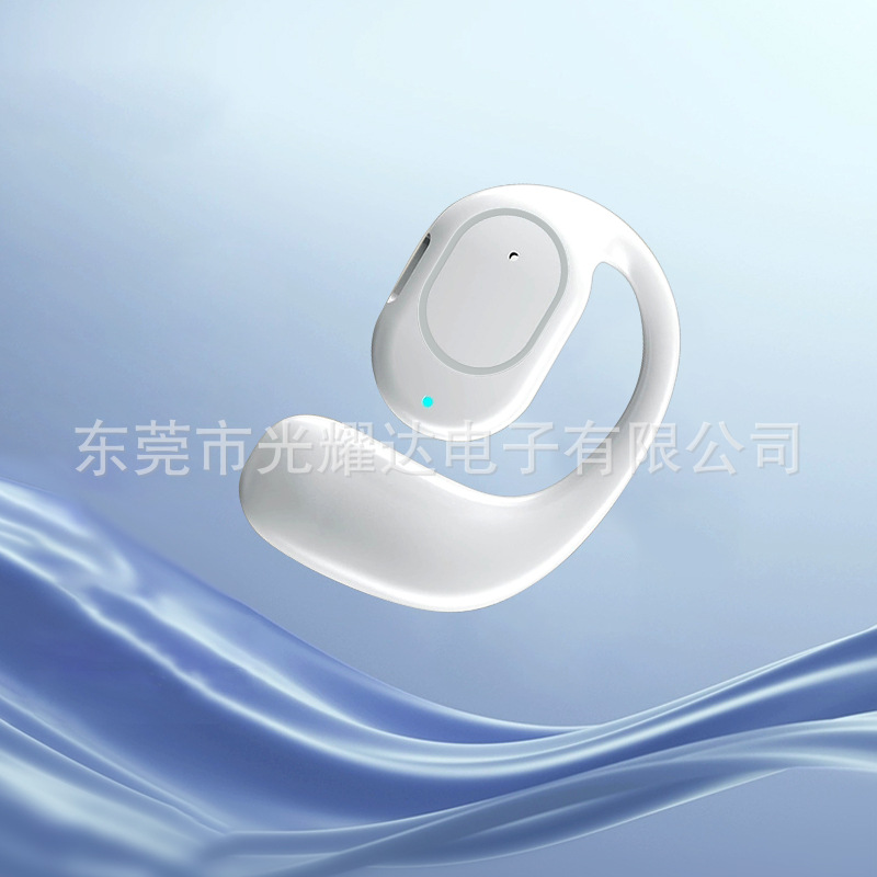 Nuevo auricular Bluetooth con orejas colgantes abiertas transfronterizas, duración de la batería de larga duración dedicada para deportes de carrera sin orejas abiertas de un solo oído