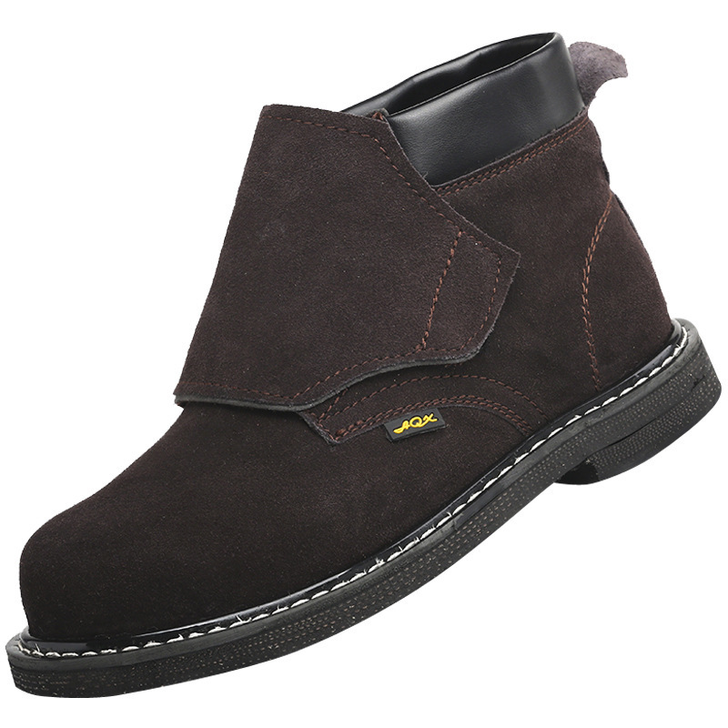 轮胎底劳保鞋男女电焊防砸防刺真皮透气耐磨耐高温加厚工作老保鞋