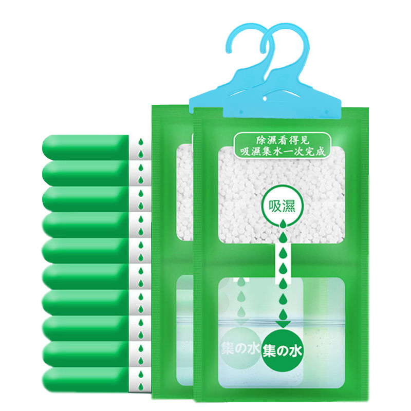 Dehumidifying bag, hanging anti-humidity bag, wardrobe dehumidifier, moisture-absorbing bag, indoor bag, desiccant calcium chloride