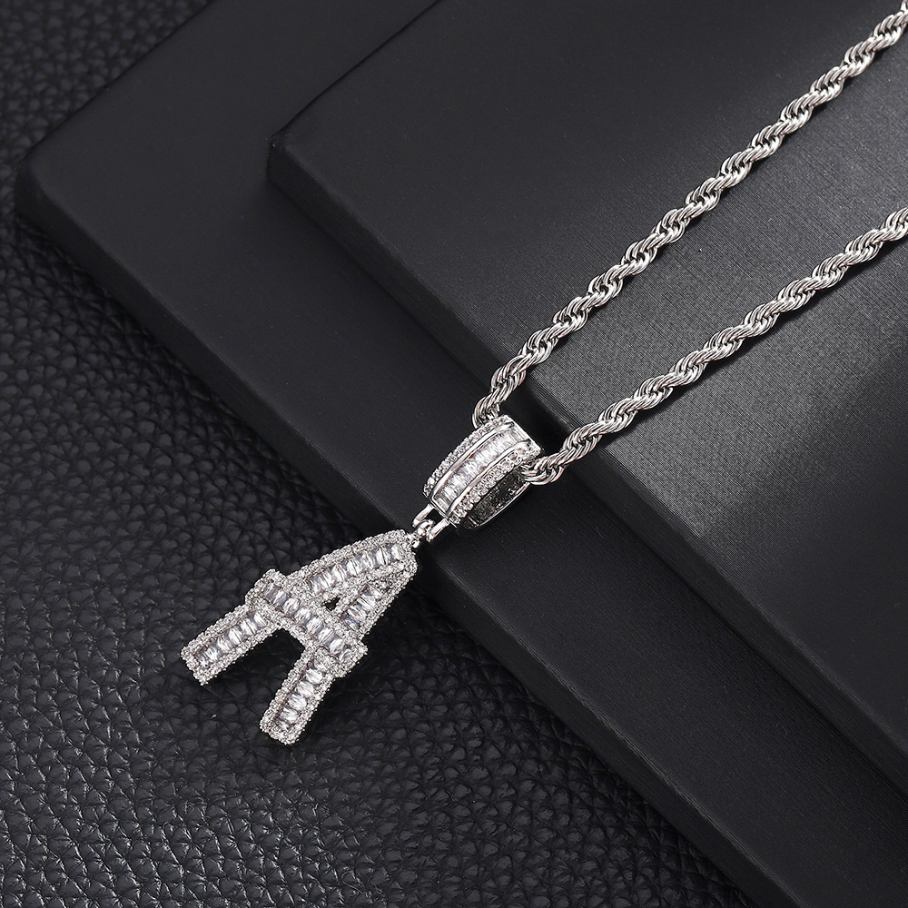 A + 20inch Twist Chain (silver)