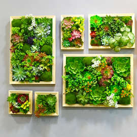 绿植多肉壁挂田园挂饰壁饰立体电表箱遮挡室内植物墙墙面装饰