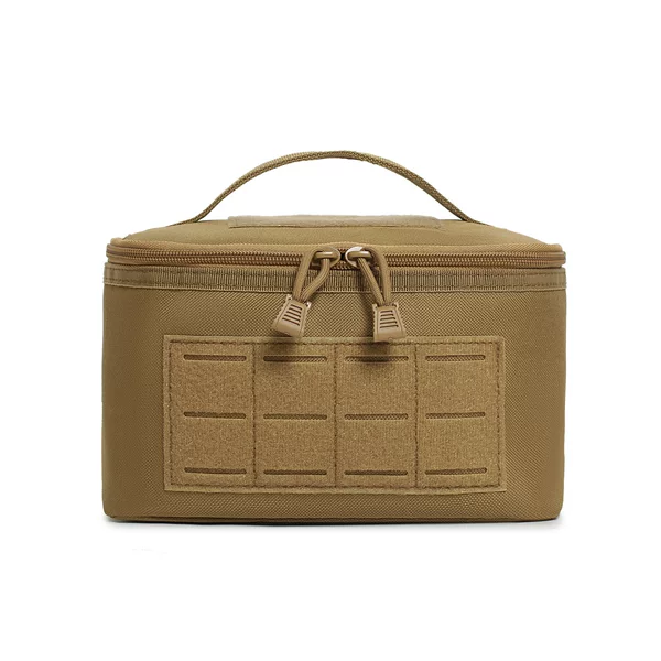 Cross-Border New Product Military Camouflage Tactical Bullet Storage Bag Molle Accessory Bag Outdoor Mountaineering Camping Portable Toiletry Bag