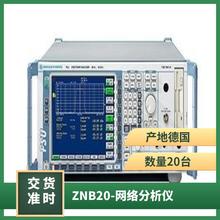 适用租赁回收出售R&S?ZNB20 矢量网络分析仪, 4 端口, 20 GHz, N