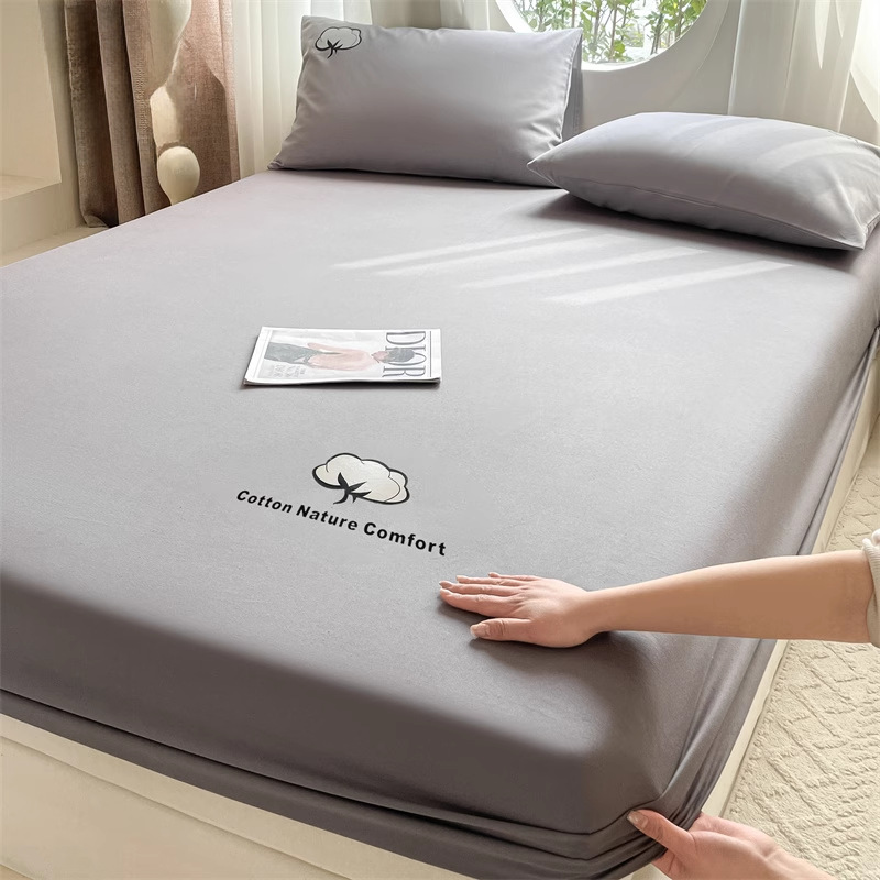 Nueva sábana de tela gruesa vieja de algodón puro pieza única 100 algodón Simmons colchón protector funda de cama funda de cama 2025 nuevo