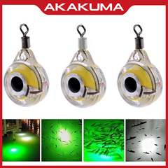 夜釣り五色魚眼誘魚灯水中集魚器路亜魚餌点滅灯回転リング防水魚眼発光灯